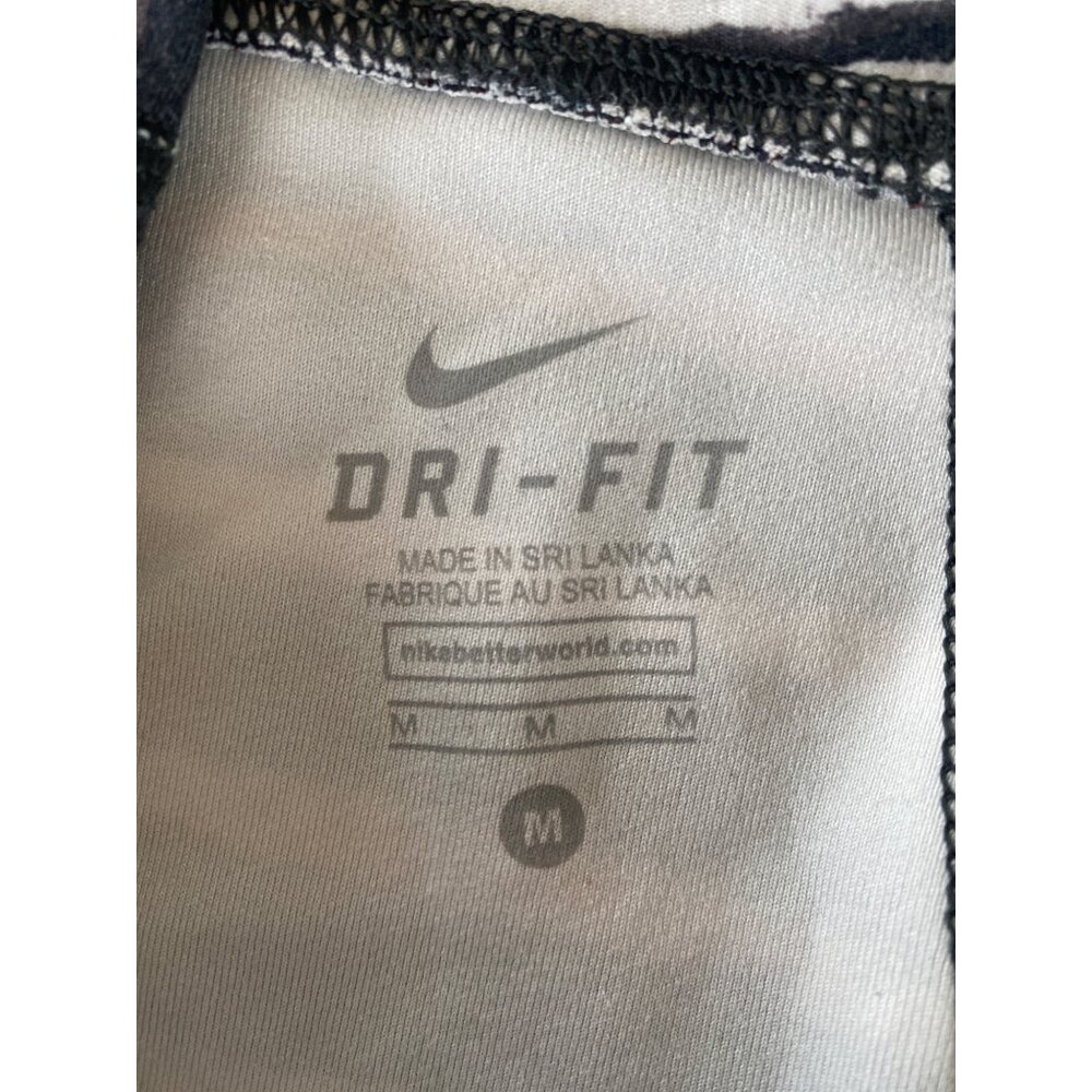 Nike One Legend Stripe Capri Leggings Black White Zebra Women's Medium - Picture 8 of 11